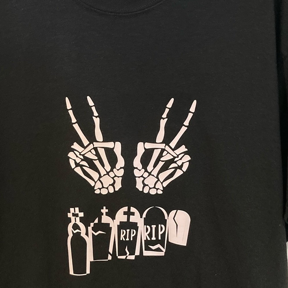 Black Halloween T-shirt